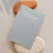 Plain Silver Confetti Jewelry Earring Display Visitekaartjes