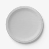 Plain Silver Papieren Bordje (Voorkant)