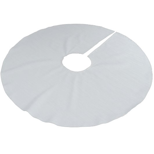 Plain Silver Tree Skirt Kerstboom Rok (Gekanteld)