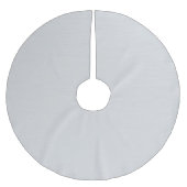Plain Silver Tree Skirt Kerstboom Rok (Voorkant)