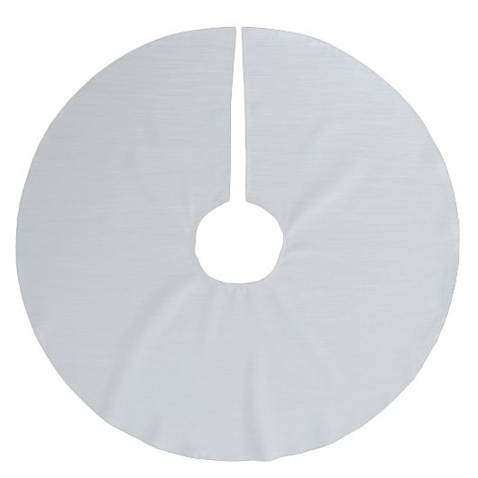 Plain Silver Tree Skirt Kerstboom Rok (Voorkant)