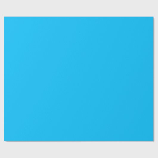 Plain Sky Blue Kleur Shade Tone Cadeaupapier (Vlak)