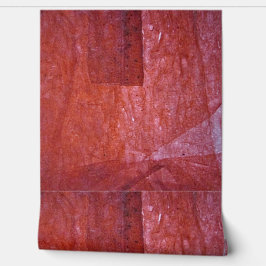 Plain smooth red texture Wallpaper,Zero waste red  Behang
