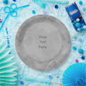 Plain Tile Ceramic Surface Greface any Text Papieren Bordje (Feest)