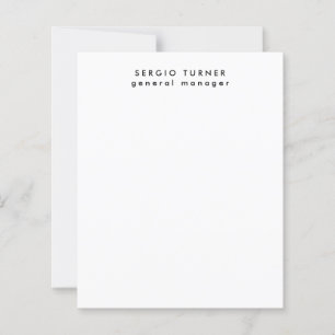 Plain Trendy Minimalistische Professionele Papiere