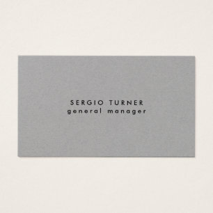Plain Trendy Minimalistische Professionele Profiel Visitekaartje