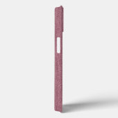 Plain Twilight Lavender with Wood Grain Monogram Case-Mate iPhone Case (Achterkant / Rechts)
