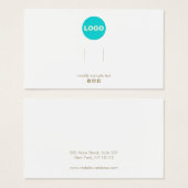 Plain Voeg u Logo Hairclip Barrette Display Card t Visitekaartje (Voorkant /achterkant)