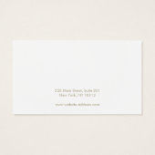 Plain Voeg u Logo Hairclip Barrette Display Card t Visitekaartje (Achterkant)