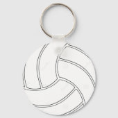 Plain Volleyball SportPlayer Sleutelhanger (toetse (Achterkant)