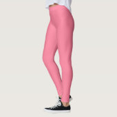 Plain Watermeloen Kleur Leggings (Links)