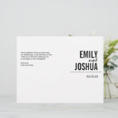 Plain Wedding Ceremony Program Custom Sjabloon (Staand voorkant)