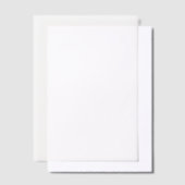 Plain White 5 "x 7" Blank bruiloft Vellum Uitnodigingen (Offset)
