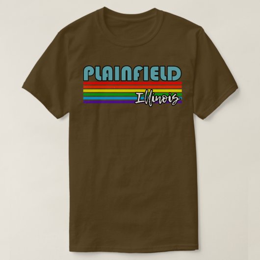 Plainfield Illinois Pride Plainfield LGBT Gift LG T-shirt (Design voorkant)