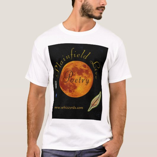 Plainfield Live Poetry T-shirt (Voorkant)