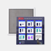 Plainridge Park Race Seizoen Magnet Magneet (Voorkant / Achterkant)