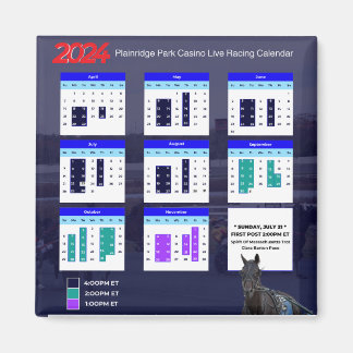 Plainridge Park Race Seizoen Magnet Magneet