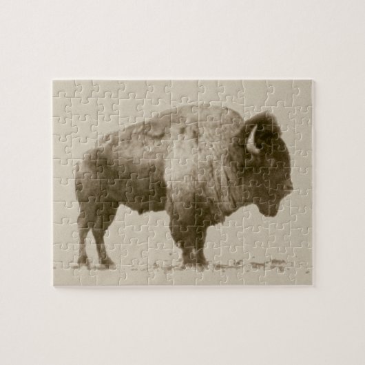 Plains Bison Legpuzzel (Horizontaal)