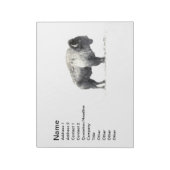 Plains Bison Notitieblok (Gedraaid)