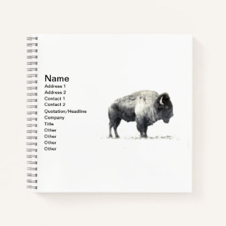 Plains Bison Notitieboek