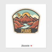Plains, Georgia Sticker (Vel)