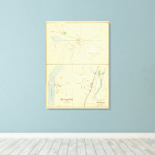 Plainville, Warehouse Pt, Windsor Canvas Afdruk (Insitu (Houten vloer))