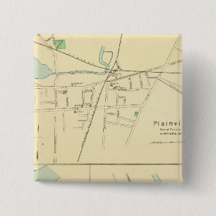 Plainville, Warehouse Pt, Windsor Vierkante Button 5,1 Cm