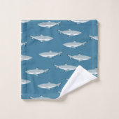 Plaisant requin noir pointu de récif (Gant de toilette)