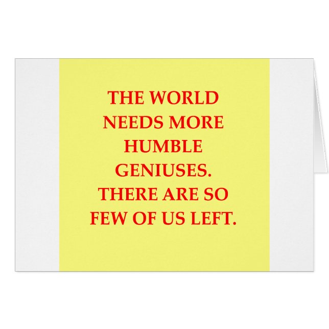 plaisanterie de génie (Devant horizontal)