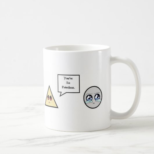 Plaisanterie de triangle de tasse de maths (Droite)