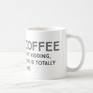 Plaisanterie de vin Café Mug