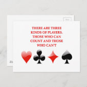 plaisanterie des joueurs de cartes (Devant / Derrière)