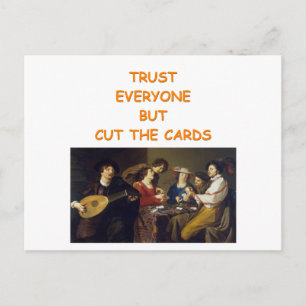 plaisanterie des joueurs de cartes