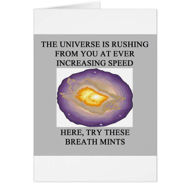 plaisanterie drôle de cosmologie d'astronomie (Devant)