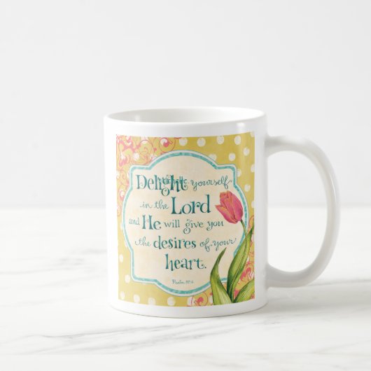 Plaisir dans le seigneur - tasse de café (Droite)