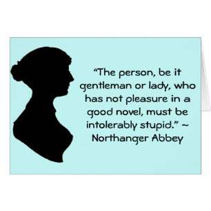 Plaisir dans un bon roman Jane Austen Citation