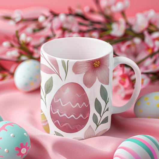 Plaisir de Pâques florissant : Mug floral