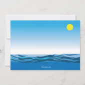 Plaisir de surf Anniversaire Fête Invitation (Dos)