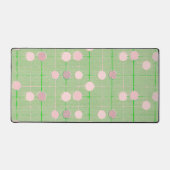 Plaisir rose Polka vert pointillé style Vintage (Recto)