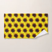 Plaisir tournesol au soleil (Serviette à main)