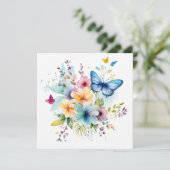 Plaisirs Whimsical : Jardin enchanté Carte Anniver (Debout devant)