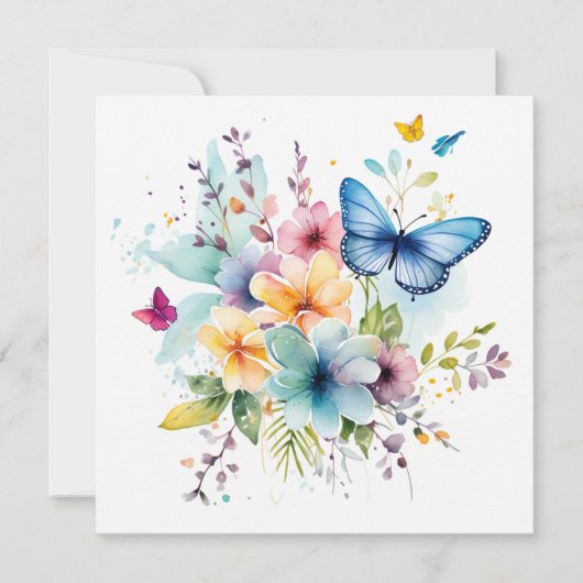 Plaisirs Whimsical : Jardin enchanté Carte Anniver (Devant)