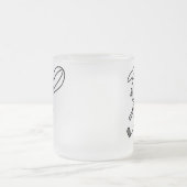 Plak Afbeelding Chef met schroefdraad Matglas Koffiemok (Center)