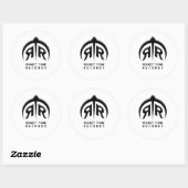 Plak het... ronde sticker (Vel)