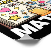 Plak het waar het Sticker is Poster (Hoek)