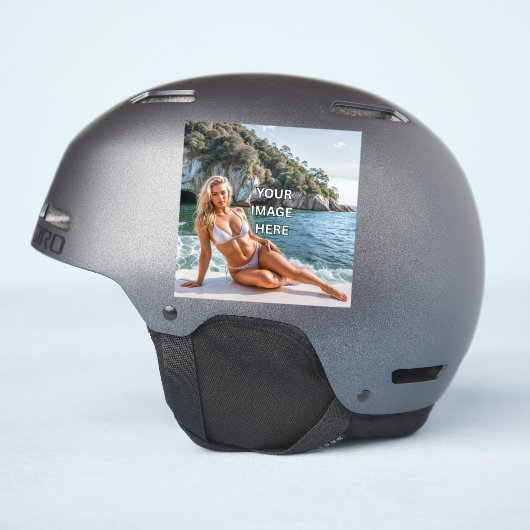 PLAK! ✨ Op maat gemaakte vinyl sticker Glans   (Helm Zijkant)