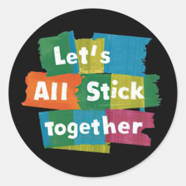 Plak samen Sticker set