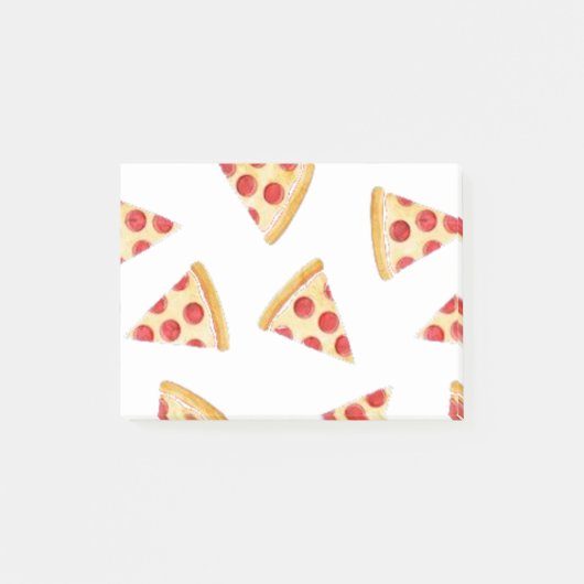 Plak van Pizza op transparante achtergrond Post-it® Notes (Voorkant)