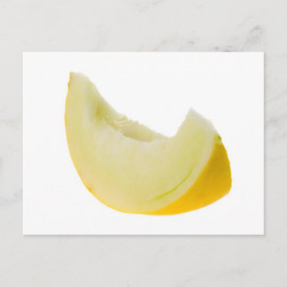 Plak witte honingmeloen briefkaart