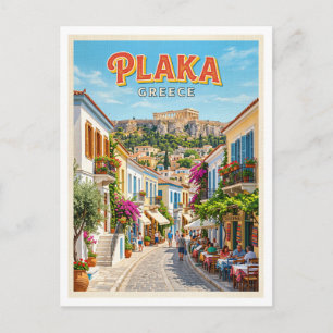 Plaka Athene Griekenland Briefkaart